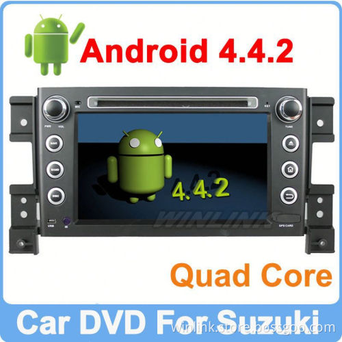 Ownice New Quad Core Android 4.4.2 car gps for suzuki grand vitara Cortex A9 1.6GHz Support TPMS OBD